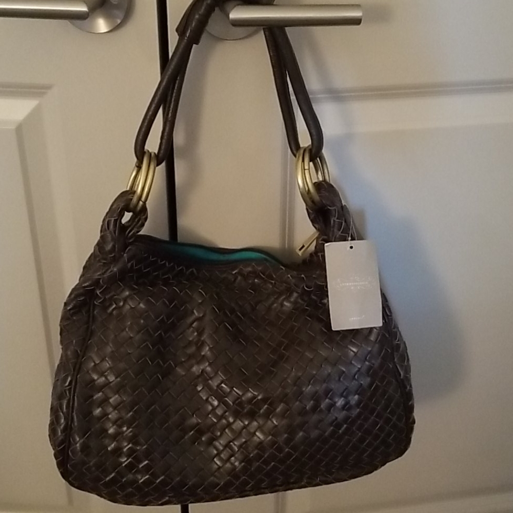 Anthropologie Leather Handbag